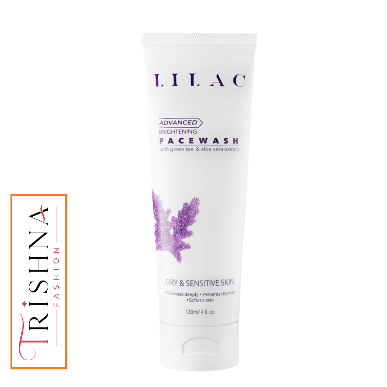 Lilac Brightening Face Wash (Dry & Sensitive Skin) – 120ml